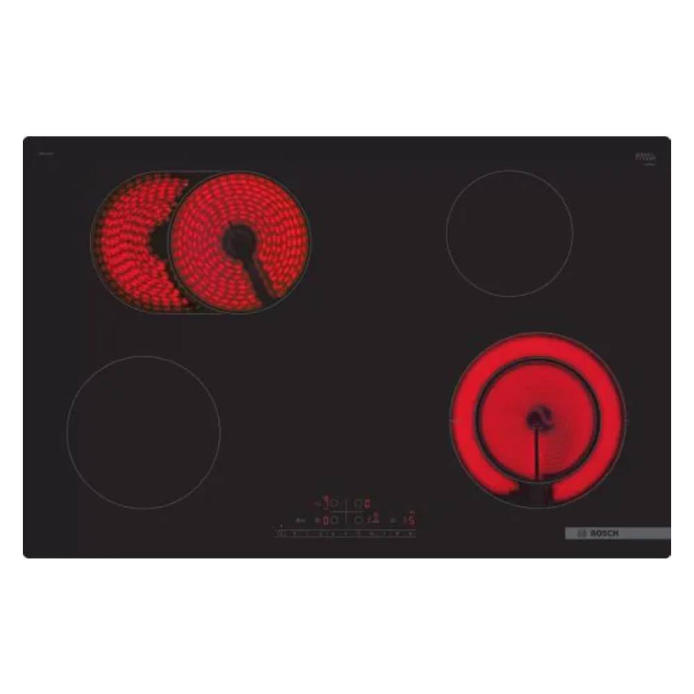 Bosch Electric Built-in Hob 4 Burners 80 Cm Black PKN811FP2E. Bosch Electric Built-in Hob 4 Burners 80 Cm Black PKN811FP2E.